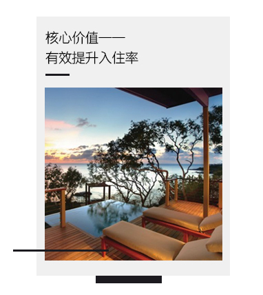 “铂金”智慧酒店系统的焦点价值——有效提升入住率。